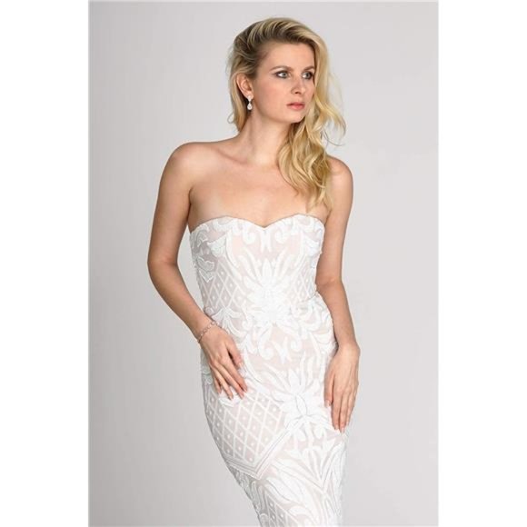 Elegant CZ Crystal Tennis Bracelet for Weddings and Proms, 7" + Extender - Picture 6 of 6